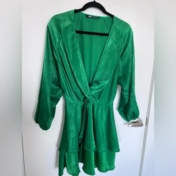 Robe Zara verte - Picture 3 of 4